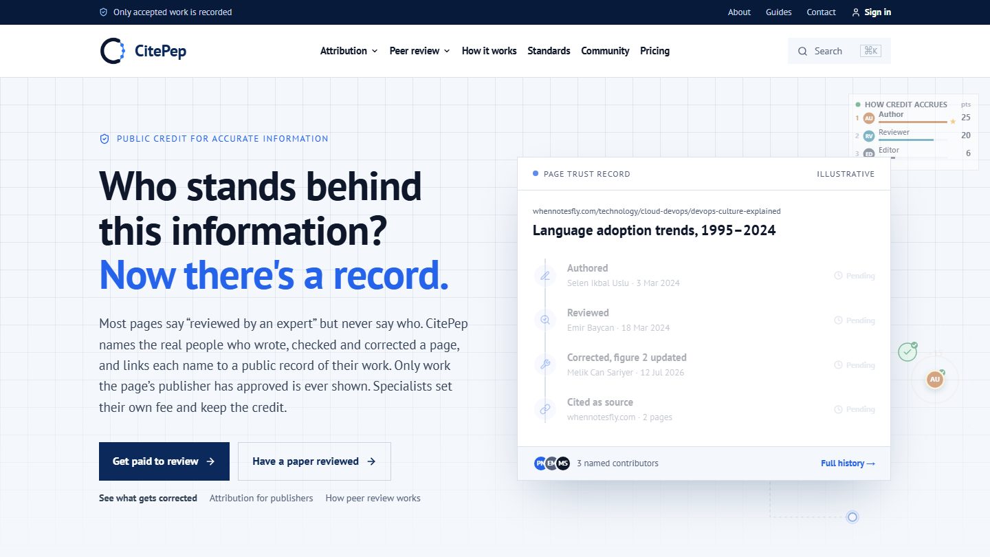 CitePep screenshot