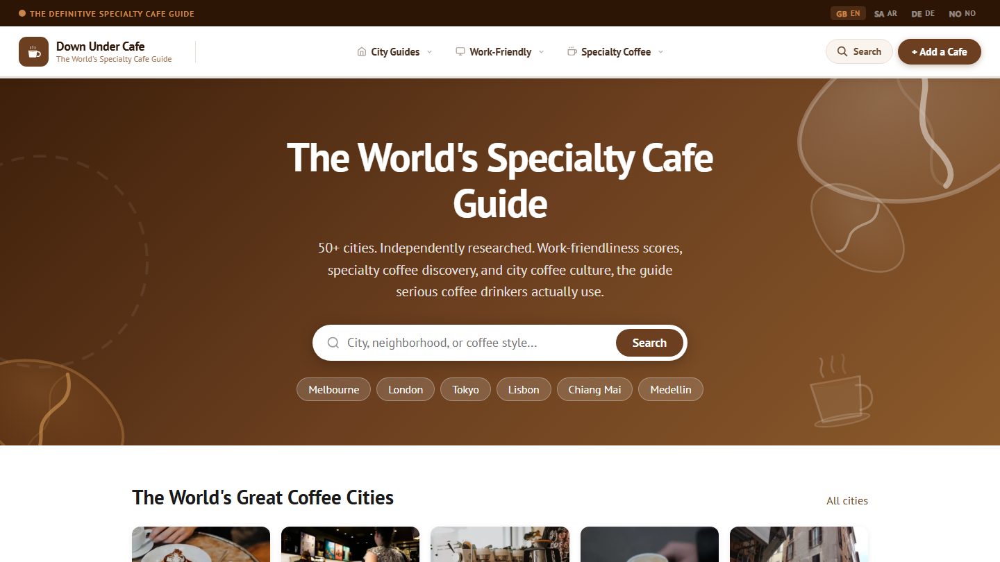 Down Under Cafe screenshot