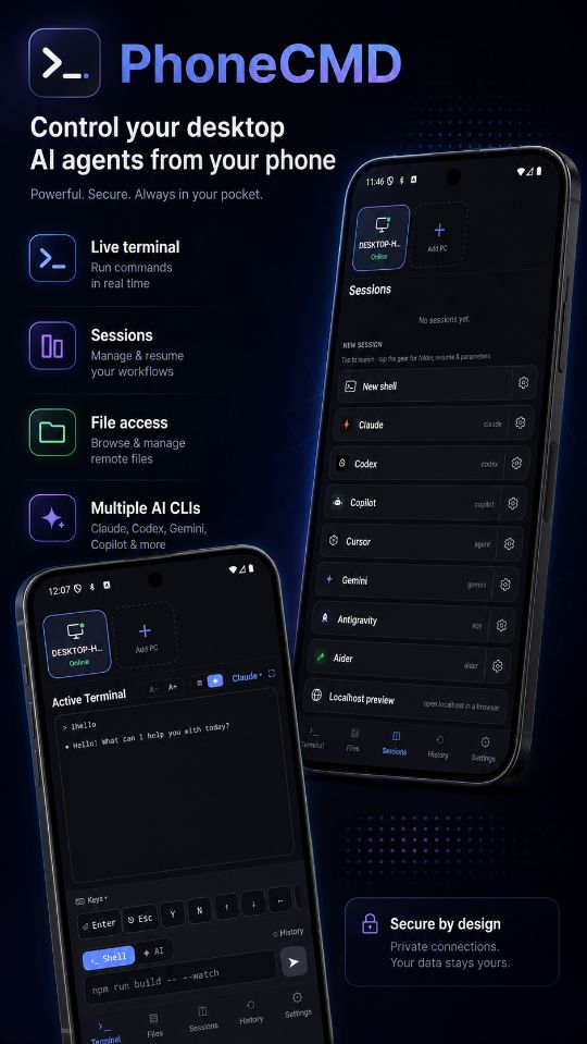 PhoneCMD screenshot