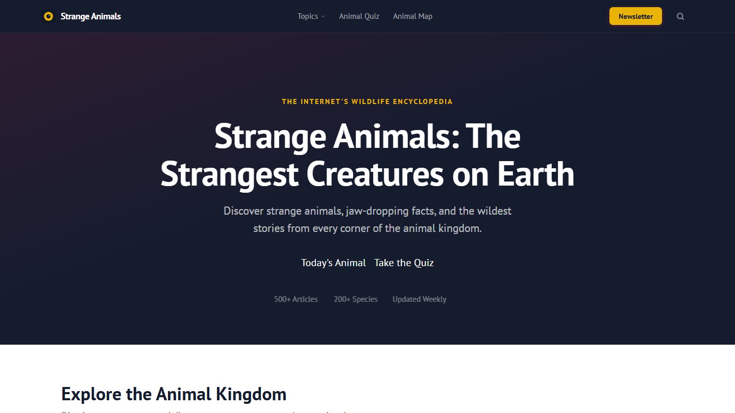 Strange Animals screenshot
