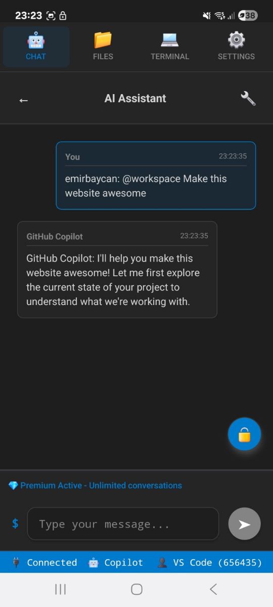 VSCoder Copilot screenshot